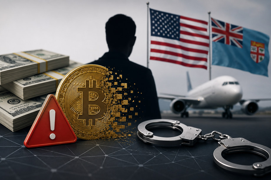 Alleged Crypto Ponzi Operator Returned to US After Fiji Deportation