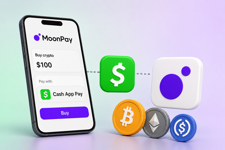 MoonPay Adds Cash App Pay for US Crypto Buys