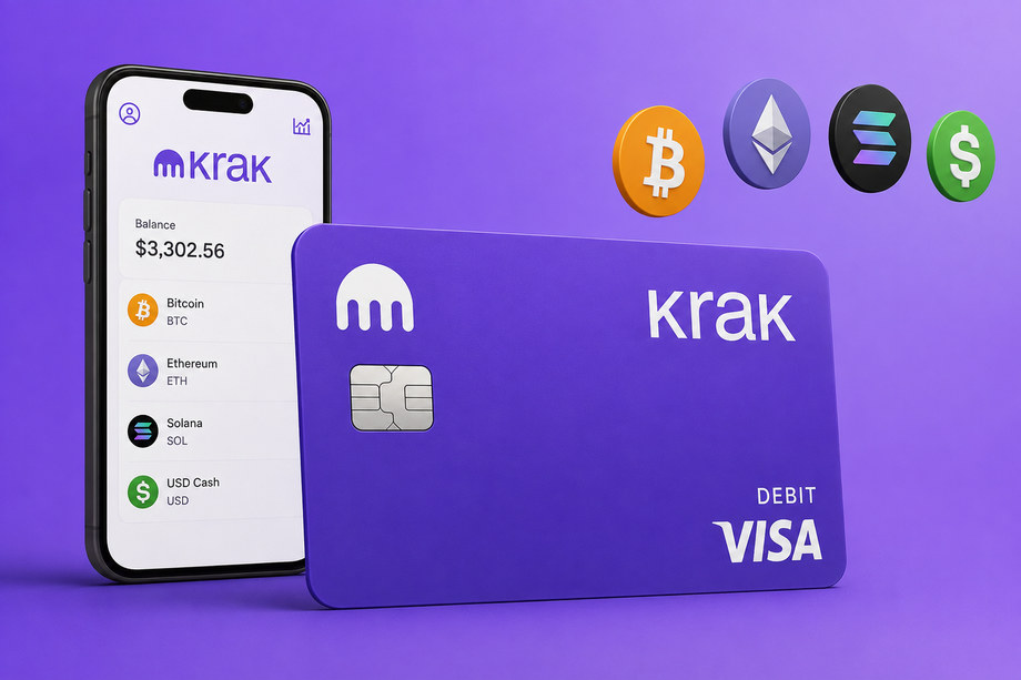 Krak Rolls Out Multi-Asset US Debit Card Amid Payward Expansion