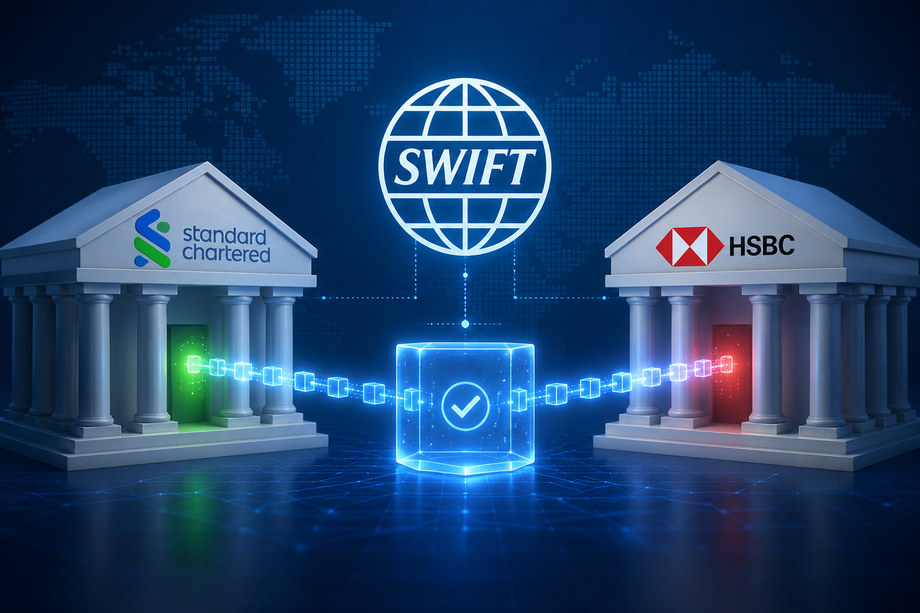 HSBC and Standard Chartered Complete First Live Tokenized Deposit Deal on Swift Ledger