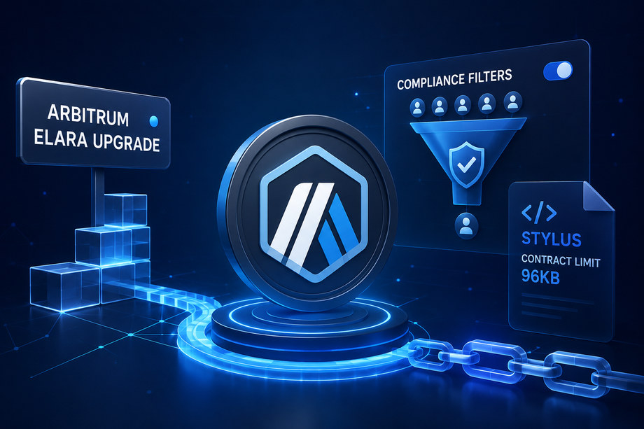 Arbitrum Activates ArbOS 61 Elara Upgrade Expanding Orbit Tools and Stylus Capacity