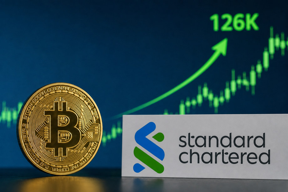 Standard Chartered Flags Risk That $100,000 Bitcoin Year-End Target Is Too Low