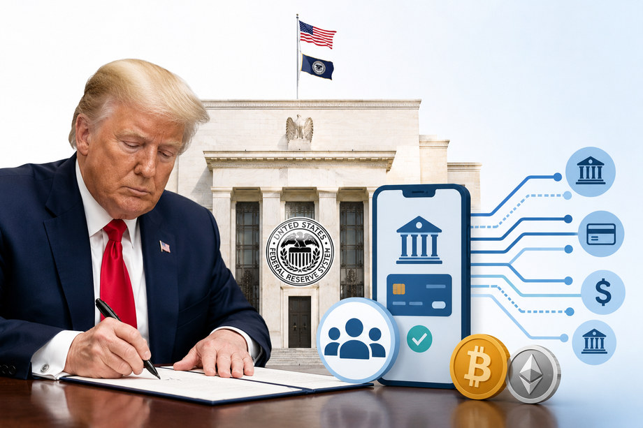 Trump Directs Fed to Review Fintech and Crypto Access to Payment Systems