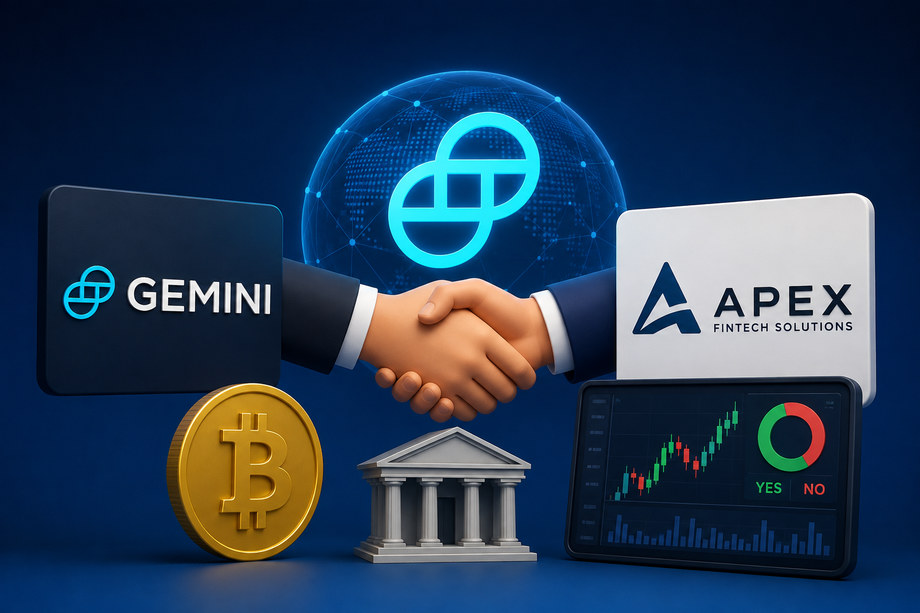 Gemini and Apex Sign Letter of Intent for Exclusive Crypto Prediction Markets Distribution