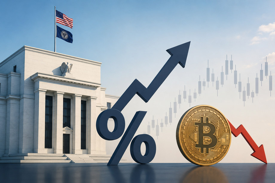 Fed Rate Hike Odds Surge Past 50% as Yields Break 5%: Crypto Under Pressure