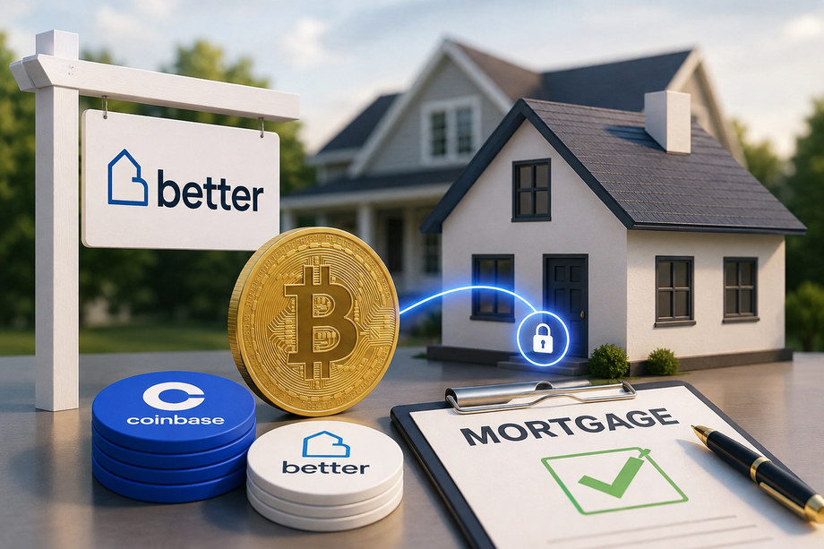 Coinbase and Better Expand Bitcoin-Collateral Mortgages Nationwide