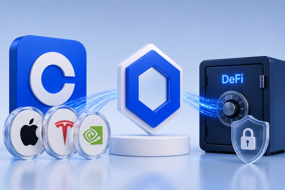 Chainlink Data Feeds Enable Coinbase Tokenized Stocks as DeFi Collateral on Base
