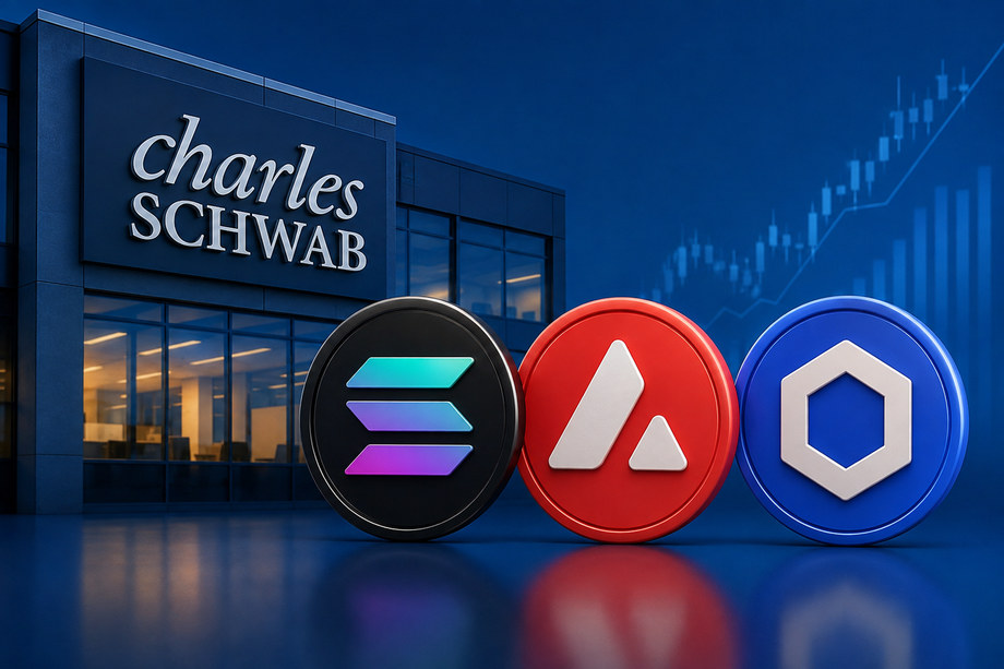 Charles Schwab Expands Crypto Trading to Include Solana, Avalanche and Chainlink