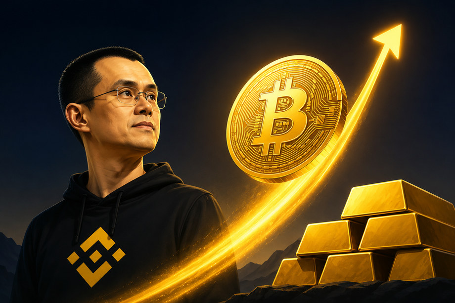 Binance Founder CZ Predicts Bitcoin at $1 Million Sooner Than Expected, Ahead of Gold
