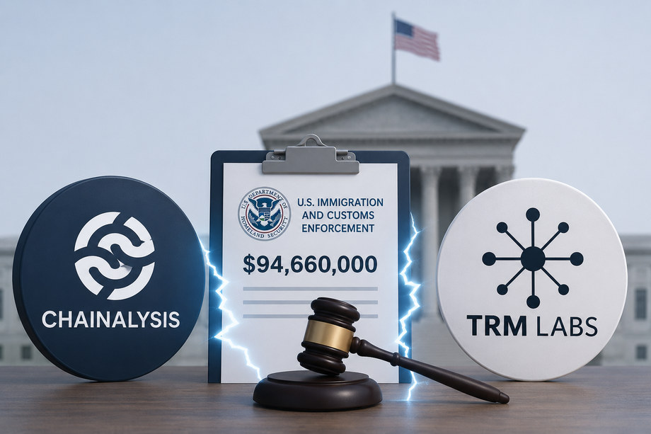 Chainalysis Challenges ICE Sole-Source Award of $95 Million Blockchain Contract to Rival TRM Labs