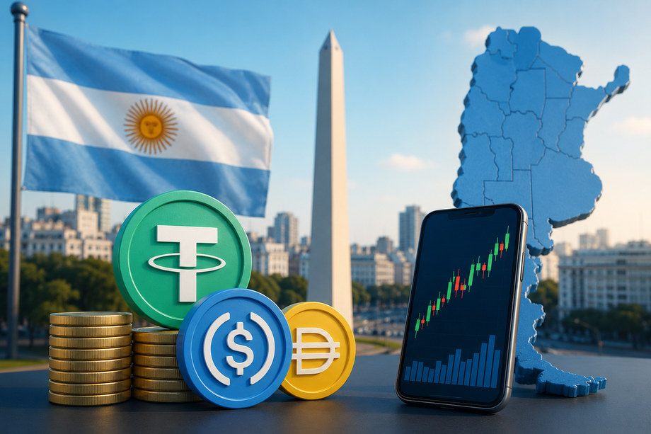 Stablecoins Capture 94% of Argentina Peso Crypto Trading Volume