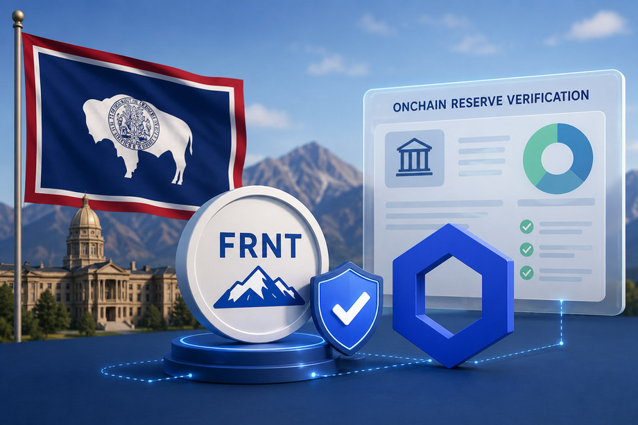 Wyoming Adopts Chainlink for Near Real-Time Onchain Reserve Checks on FRNT Stable Token