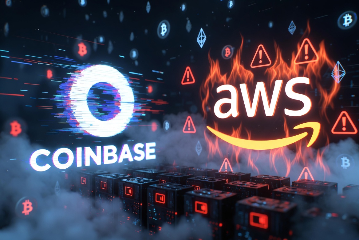 Coinbase Trading Halted for Hours After AWS Thermal Event in Virginia