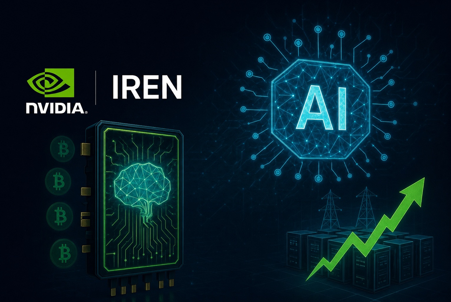 Bitcoin Miner IREN Secures Massive $3.4B Nvidia AI Deal as Shares Surge