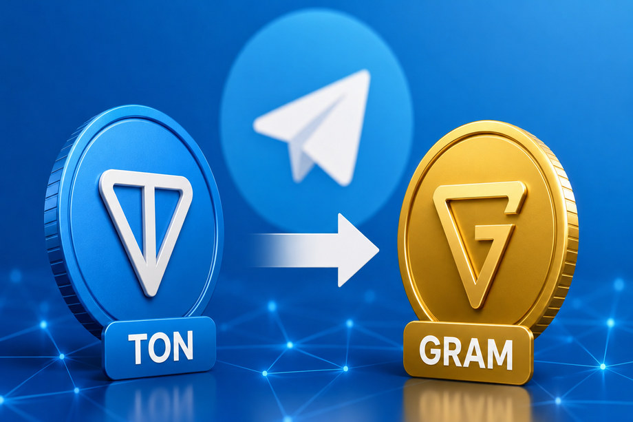 TON Rebrands to Gram as Telegram Revives Original Token Name