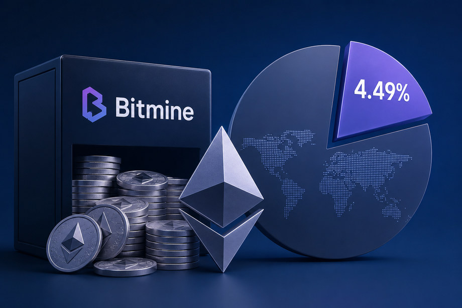 Bitmine Slows Ethereum Buying as Holdings Near 5% of Total Supply