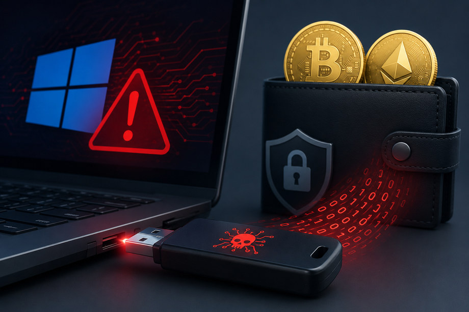 Microsoft Warns of Sophisticated USB Crypto Clipper Malware Targeting Wallets