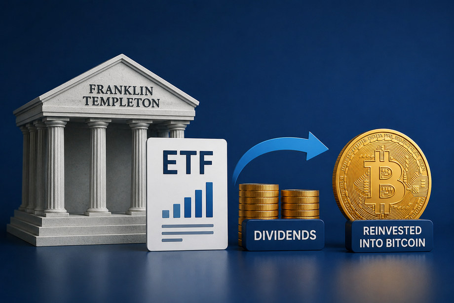 Franklin Templeton Files for Bitcoin DRIP ETFs That Reinvest Stock Dividends Into Crypto