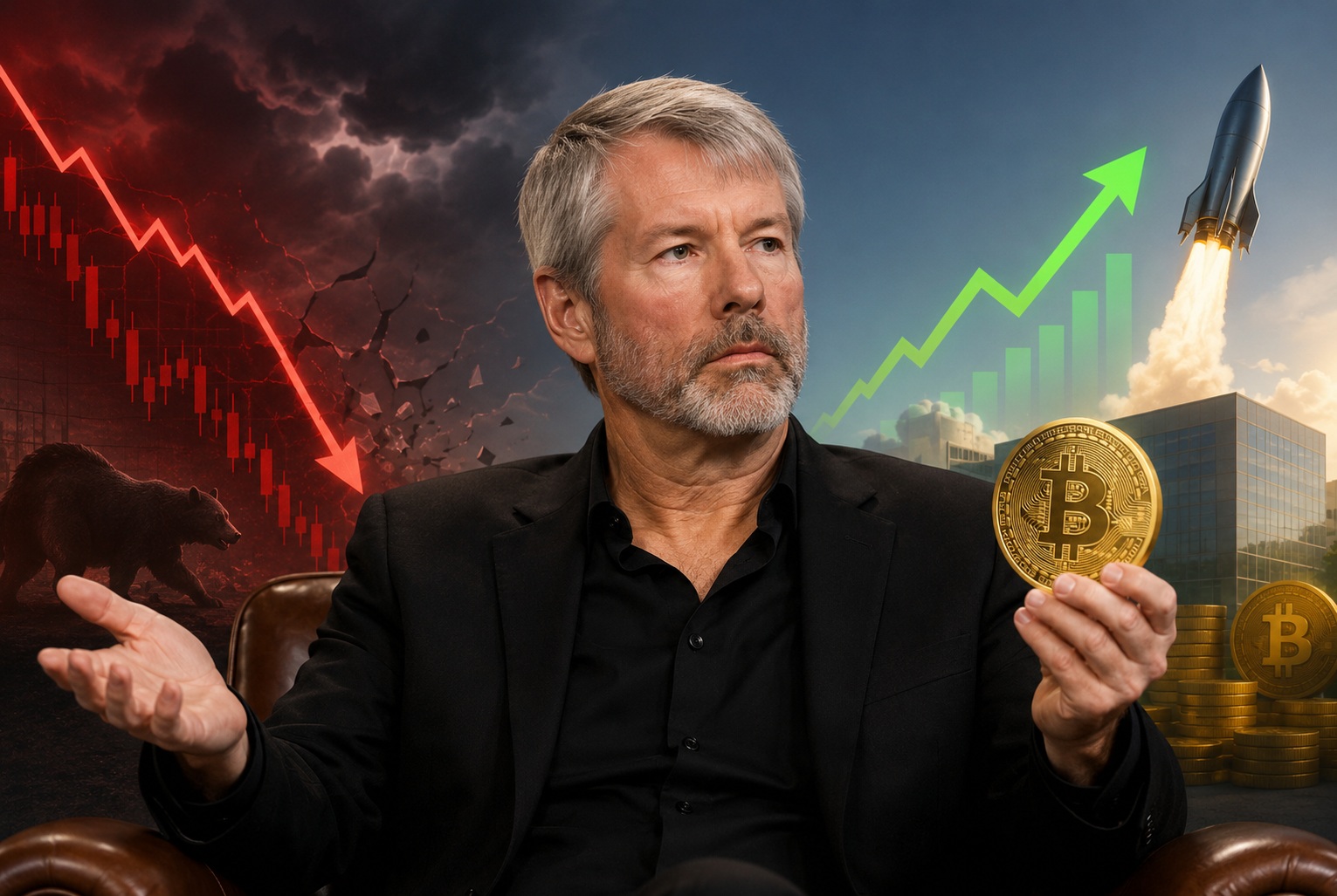 Saylor Clarifies Bitcoin Sales: Strategy to Buy Far More Than It Sells