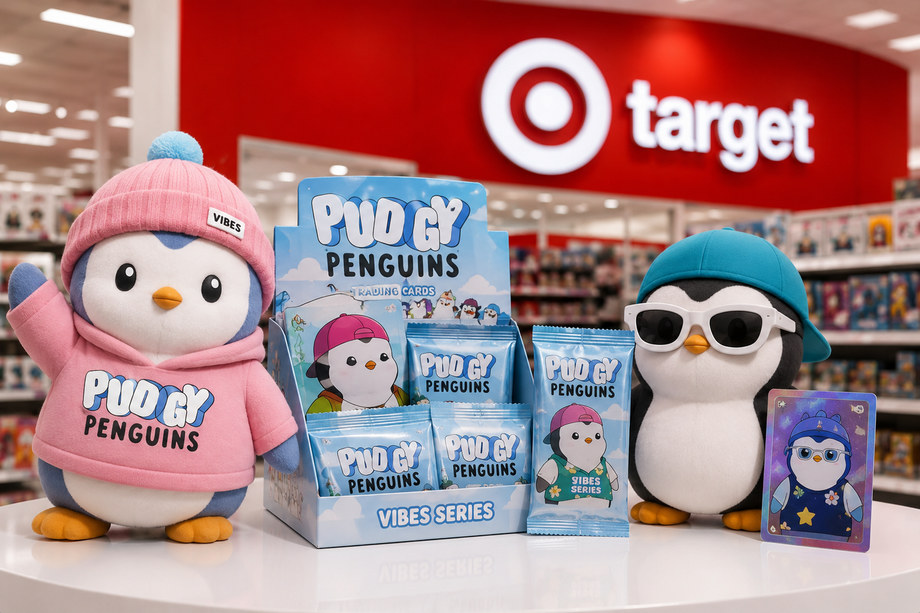 Pudgy Penguins Expands Retail Footprint with Target Trading Card Rollout