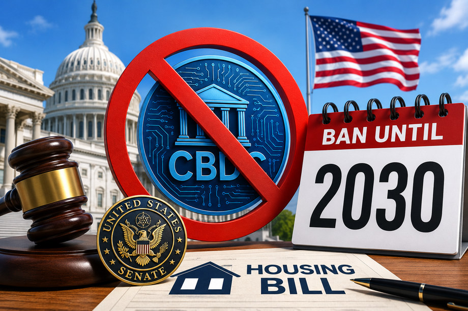Senate Votes 85-5 to Block Fed CBDC Through 2030 in Housing Bill