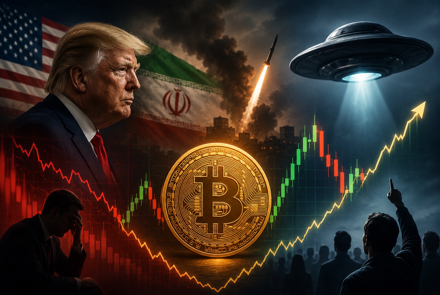 Bitcoin Rallies 2.3% as Trump Rejects Iran Peace Offer, UFO Files Steal Spotlight
