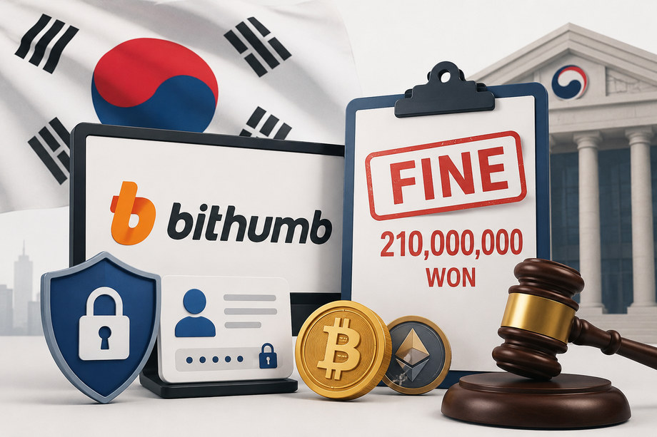 South Korea Fines Bithumb $136K for Overseas User Data Transfers