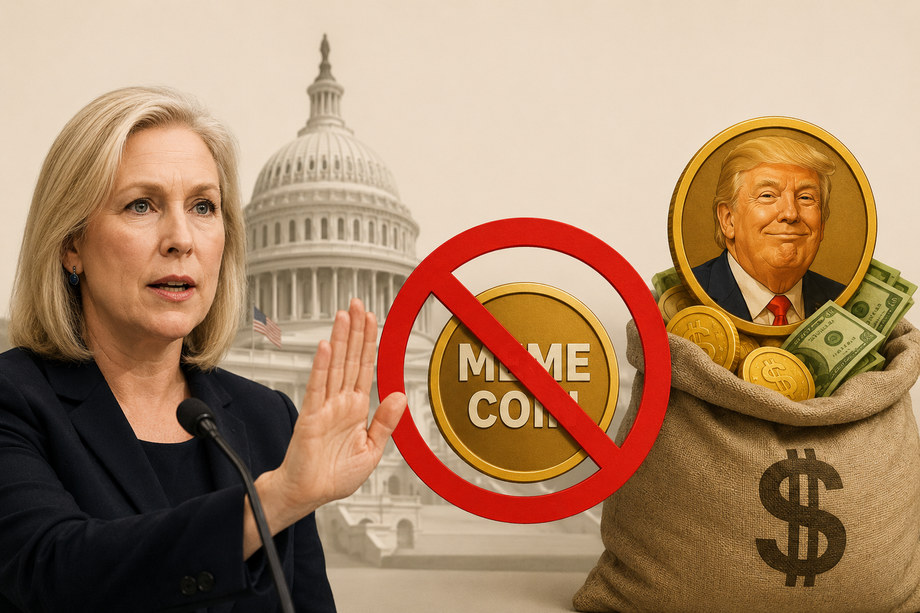 Senator Gillibrand Calls for Ban on Elected Officials Issuing Memecoins