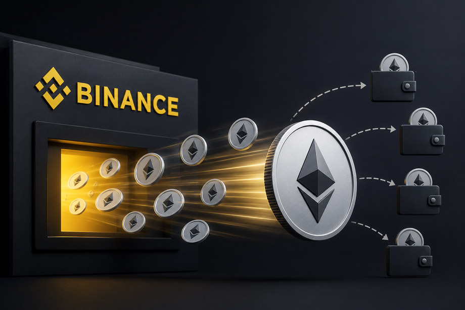Binance Records $1.23B Outflows as ETH Withdrawals Reach 3-Year High