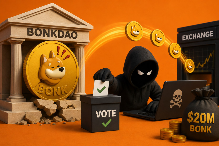 BonkDAO Loses $20M in Governance Attack as Attackers Vote Themselves Funds