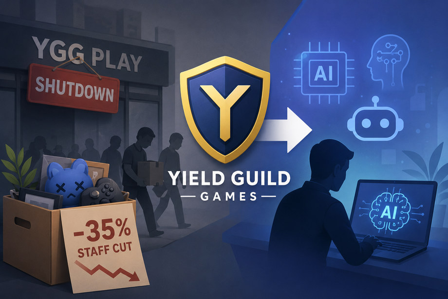 Yield Guild Games Shuts Publishing Arm and Cuts 35 Jobs in AI Shift