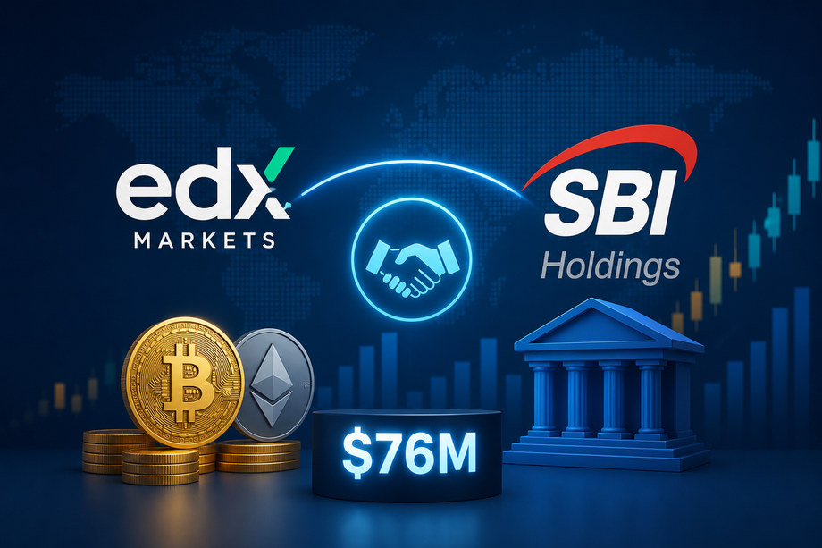 EDX Markets Secures $76 Million in Series C Funding Led by SBI Holdings