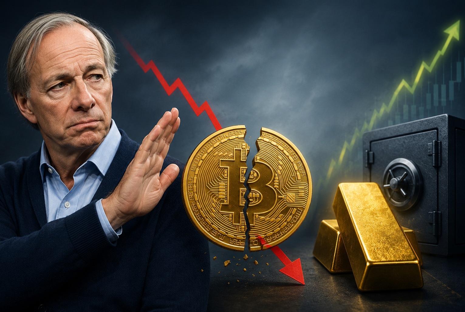 Ray Dalio Challenges Bitcoin’s Safe-Haven Credentials as Gold Retains Edge