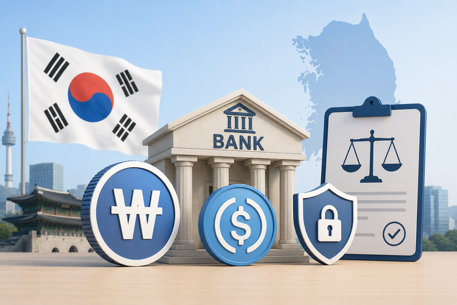 South Korea Accelerates Stablecoin Regulation with Bank-Led Focus