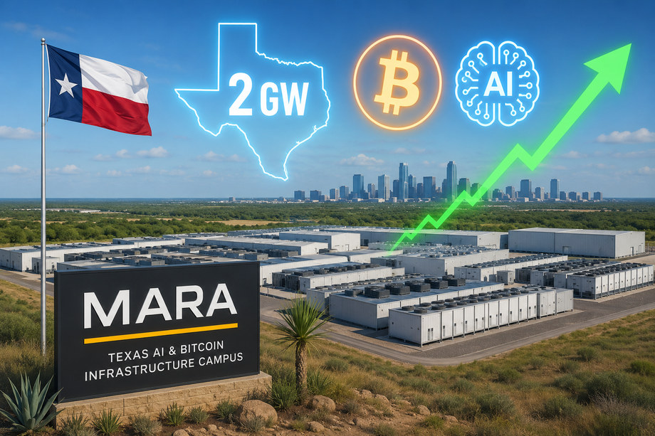MARA Stock Surges on Texas Power Site Deal for AI and Bitcoin Operations