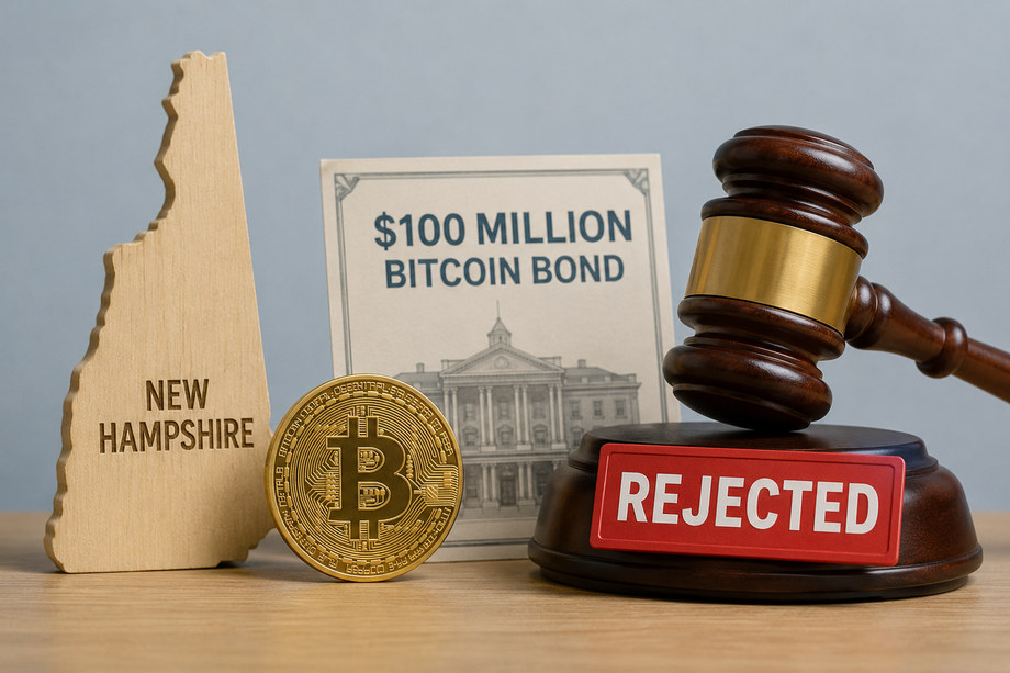 New Hampshire Rejects $100 Million Bitcoin-Backed Bond in 3-2 Vote
