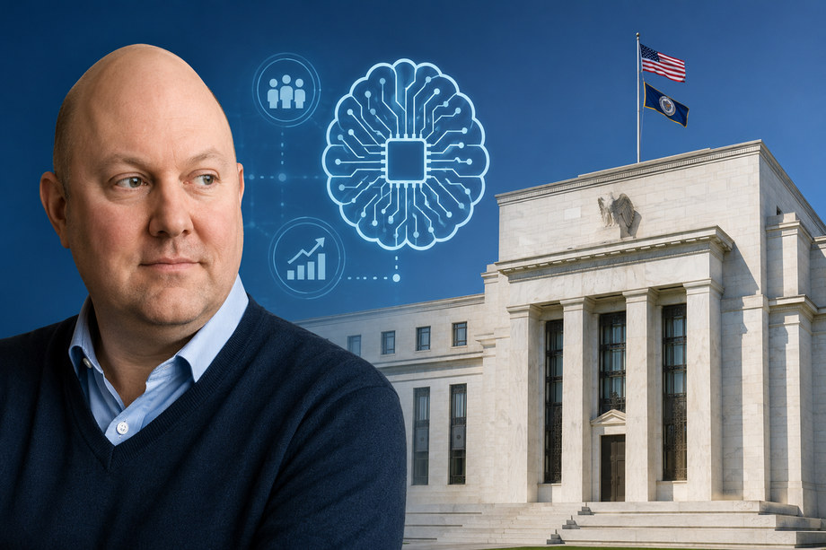 Marc Andreessen Joins Federal Reserve Task Force on AI, Productivity and Jobs