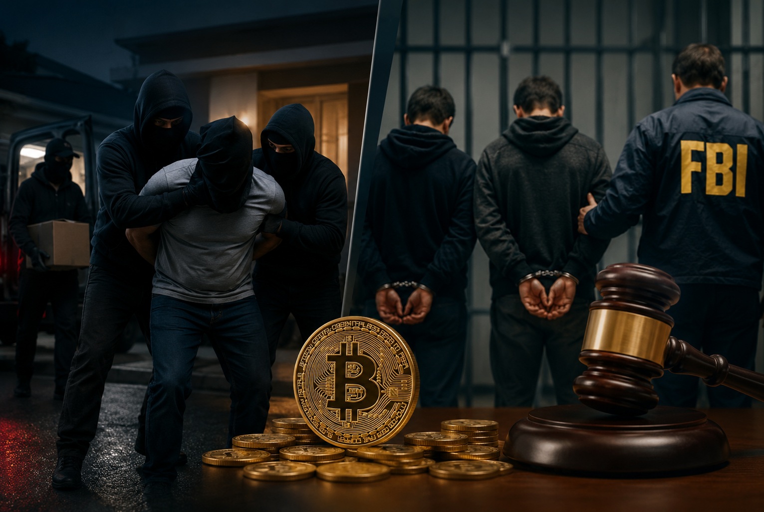 Tennessee Trio Indicted on Kidnapping Charges in Violent California Crypto Robbery Spree