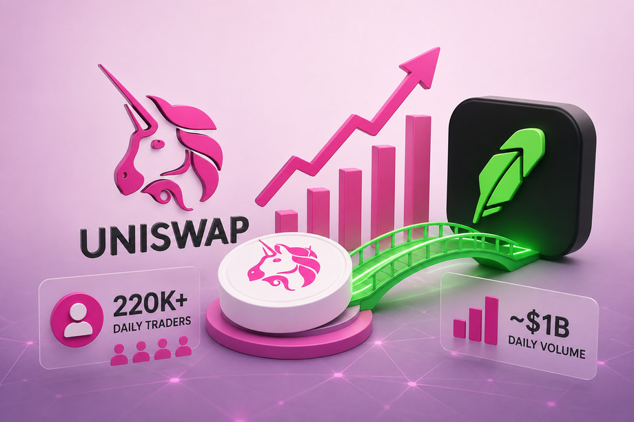 Uniswap Trader Activity Explodes to 220K on Robinhood Chain