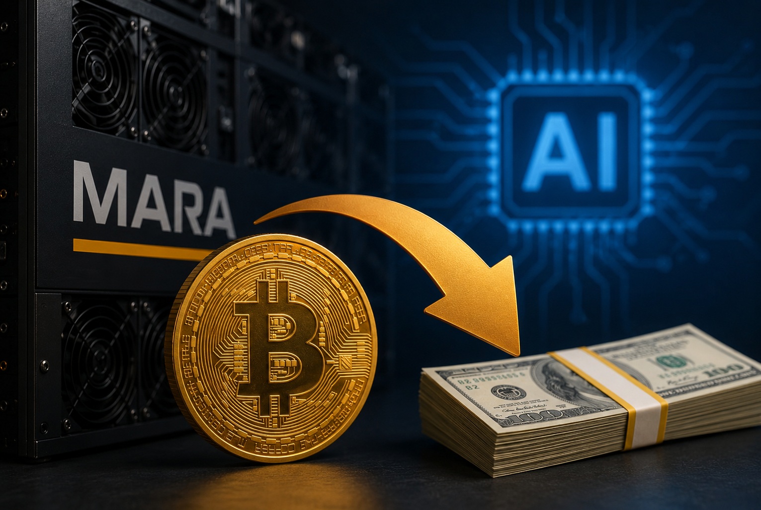 MARA Holdings Sells $1.5B Bitcoin in Bold AI Pivot Amid $1.26B Q1 Loss