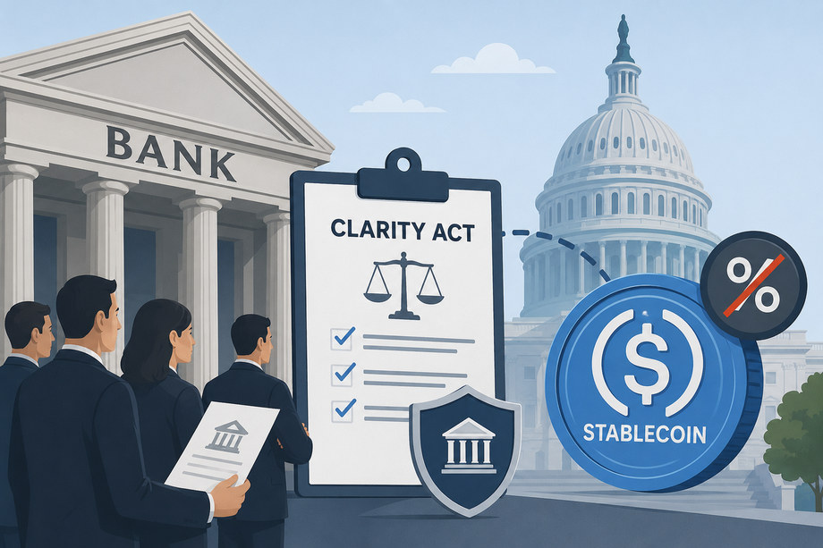 Banking Groups Demand Stronger Stablecoin Yield Limits in CLARITY Act