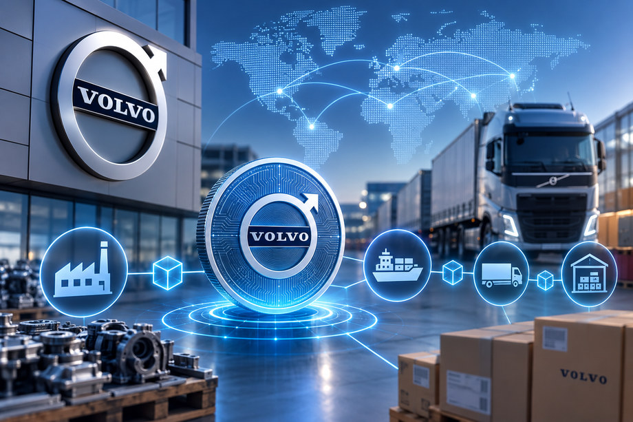 Volvo Group Tests Proprietary Cryptocurrency for Supplier Transactions