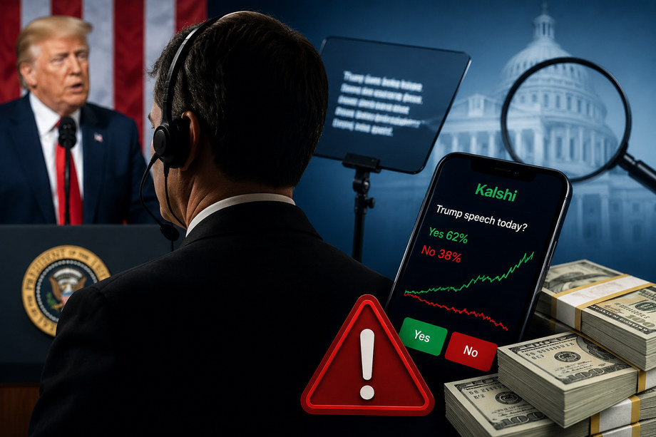 Trump Teleprompter Operator Faces Probe Over Kalshi Speech Bets