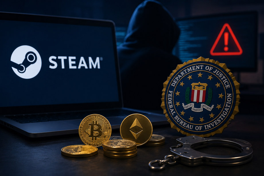 FBI Arrests Florida Man in $220K Crypto Theft Scheme Using Steam Games