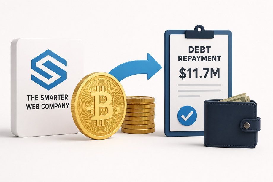 Smarter Web Repays $11.7 Million Debt by Selling Bitcoin, Avoids Share Dilution