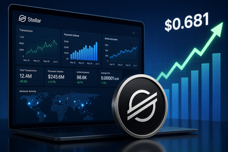 Stellar Rolls Out Real-Time Analytics Dashboard as XLM Holds Near $0.18