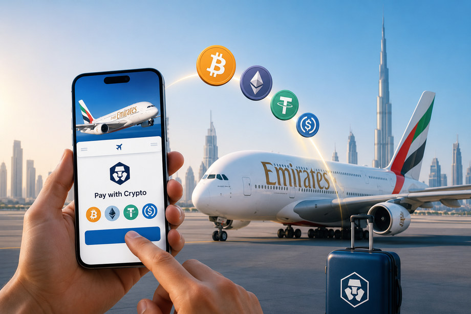 Emirates Enables Crypto Payments for UAE Flight Bookings via Crypto.com