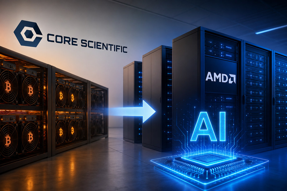 Core Scientific Seals Multi-Gigawatt AMD Partnership to Accelerate AI Data Center Shift