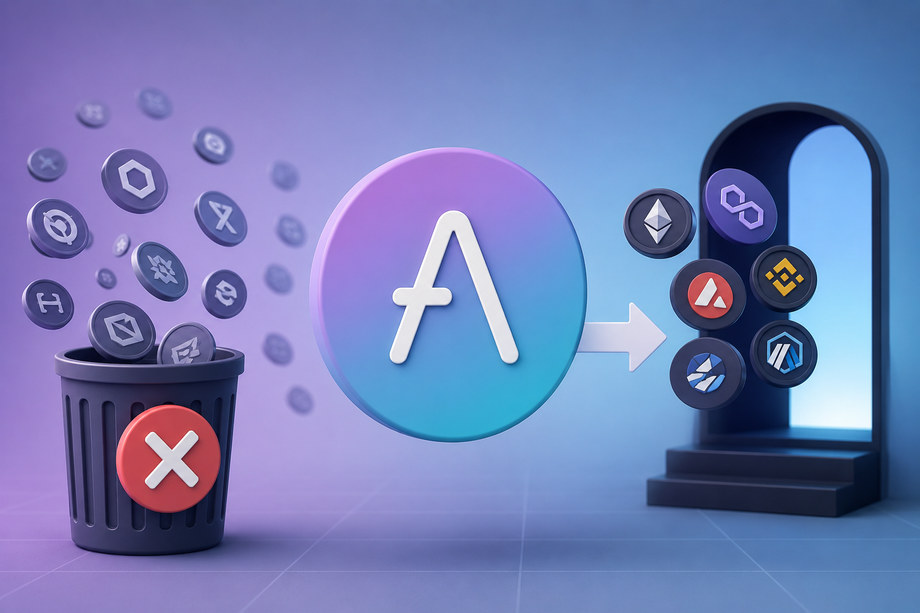Aave Plans to Deprecate 75 Low-Adoption Reserves and Exit Six Blockchains