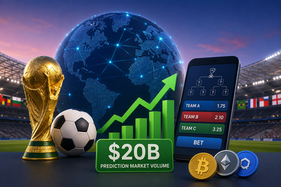 2026 World Cup Sparks Record $20 Billion in Blockchain Prediction Market Activity